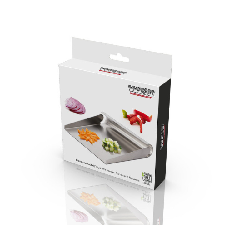 Nerezová naběračka na zeleninu