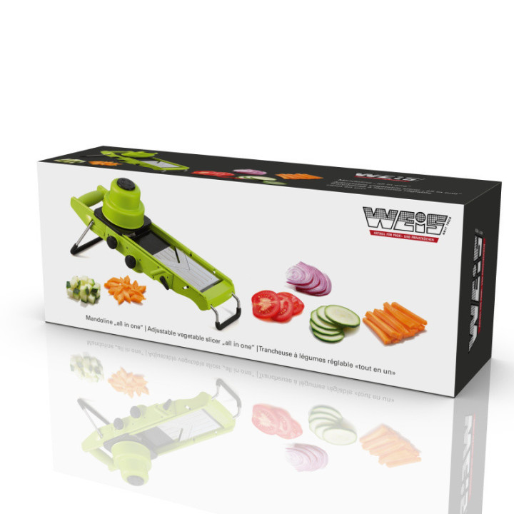 Mandolína "vše v jednom" zelená zoom     Mandolína "vše v jednom" zelená