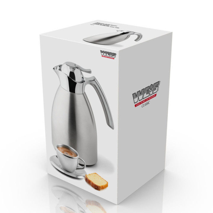 Tepelně izolační džbán nerez / sklo 1,5 l