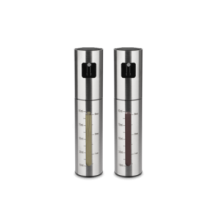 Nerezový rozprašovač na ocet/olej - sada 2 ks