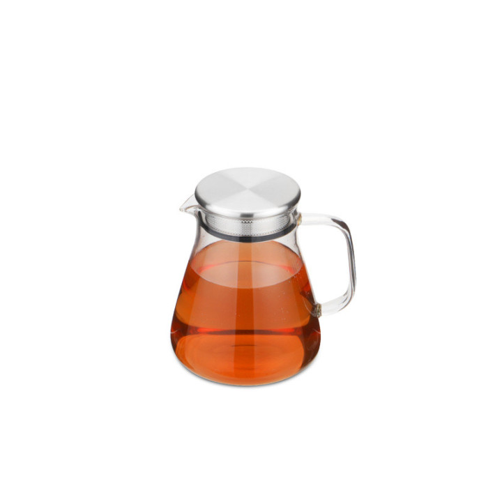 Borosilikátová skleněná konvice s filtrem ve víčku 800 ml