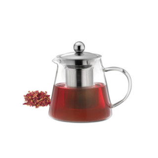 Borosilikátová skleněná konvice s čajovým filtrem 800 ml