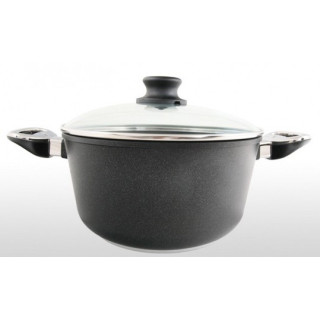 Baf Indukční hrnec 24cm se skleněnou poklicí