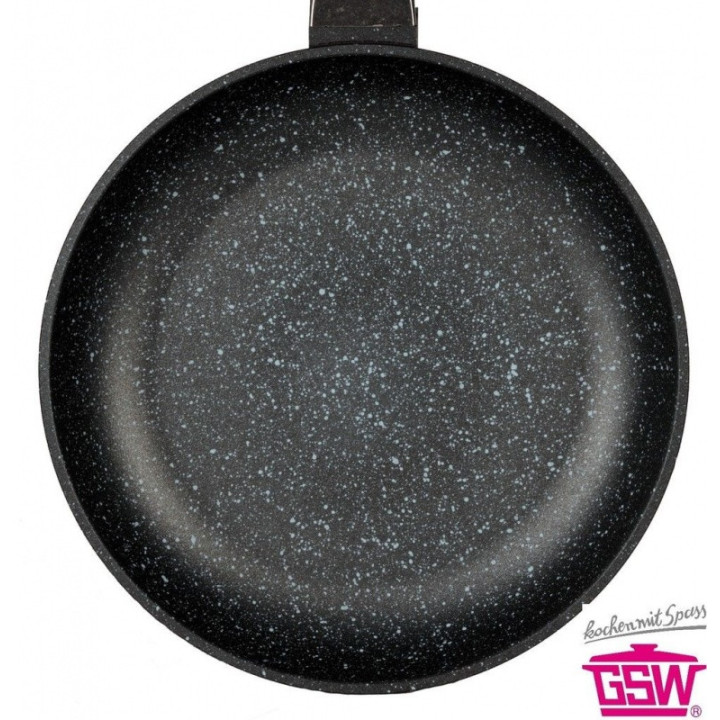 Vysoká pánev z litého hliníku Titanium Granit 24 cm