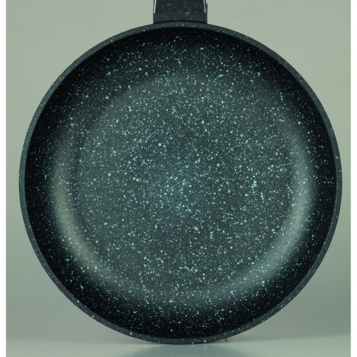 Nízká pánev z litého hliníku Titanium Granit 20 cm