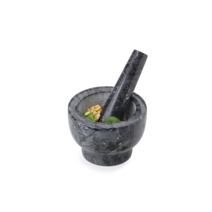 Žulová hmoždíř včetně paličky 13x13x9 cm