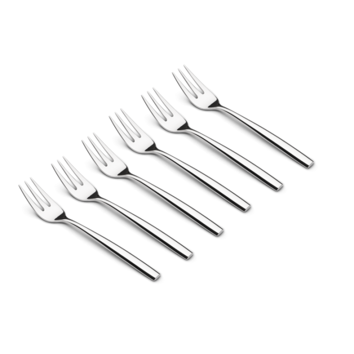 Vidličky na dort Puro - sada 6 kusů