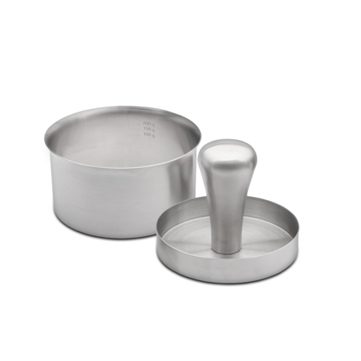 Lis na burgery z nerezové oceli, dvoudílný