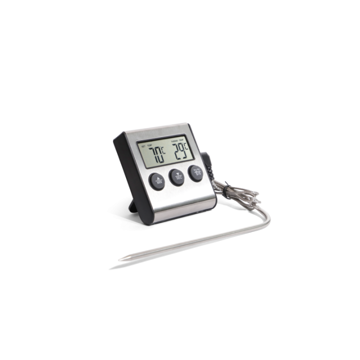 Digitální teploměr na maso do 250 °C s časovačem