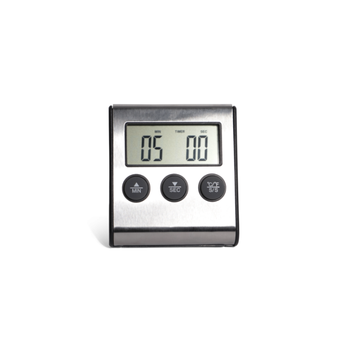 Digitální teploměr na maso do 250 °C s časovačem