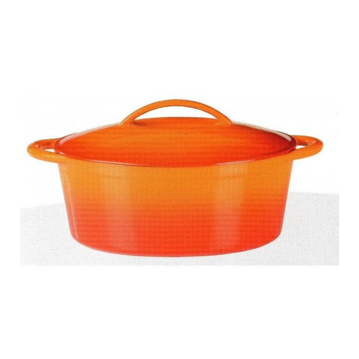 Pekáč Orange Shadow z litiny 33x25 cm