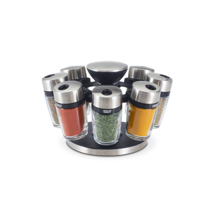 Otočný stojan s kořenkami - 8 ks