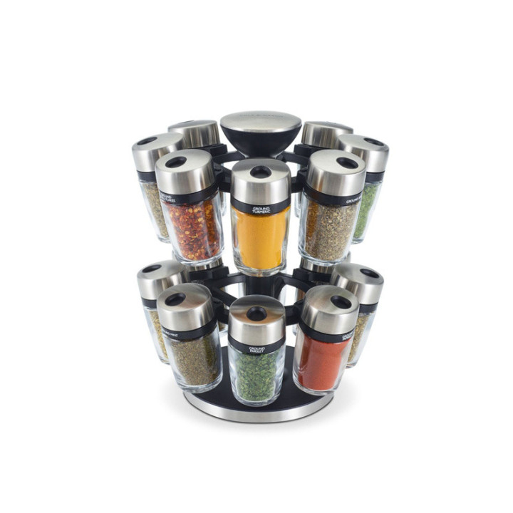 Otočný stojan s kořenkami - 16 ks